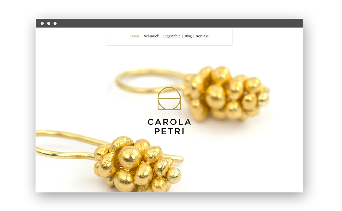 Carola Petri Website Slider Ohrringe