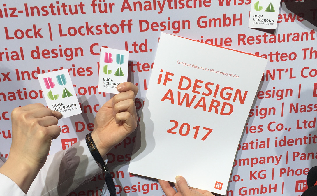 iF Design Award Auszeichnung für Corporate Design der Bundesgartenschau