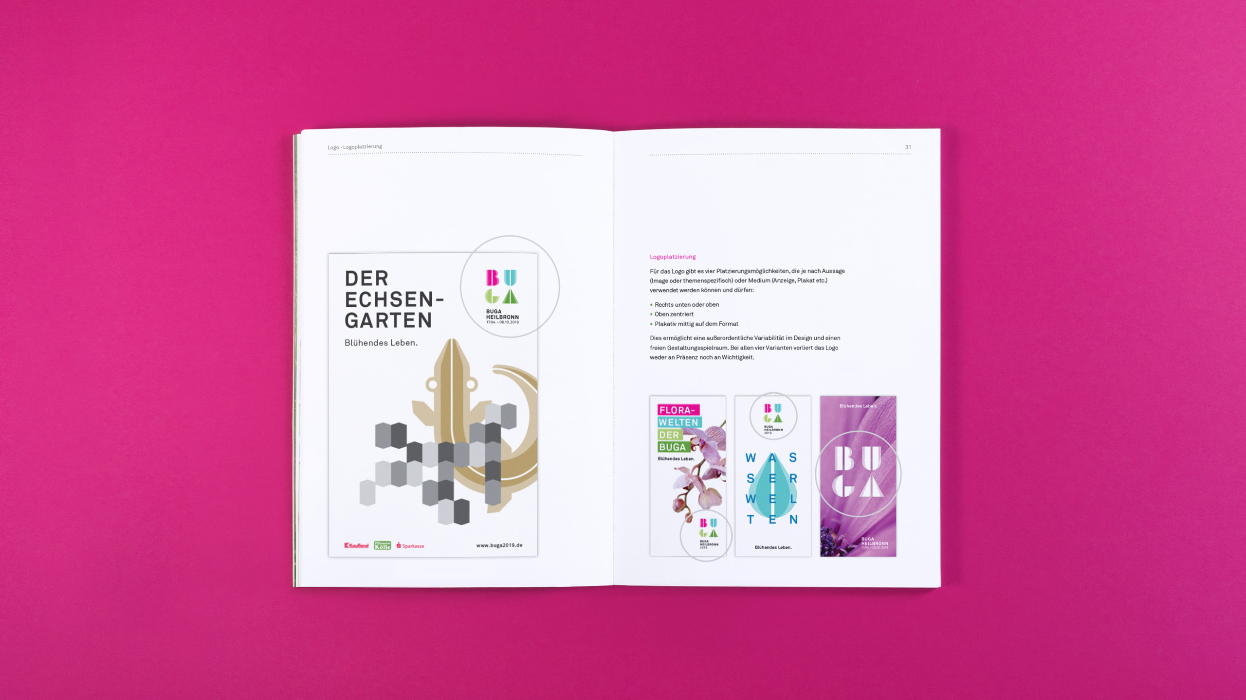 Bundesgartenschau Corporate Design im Designmanual