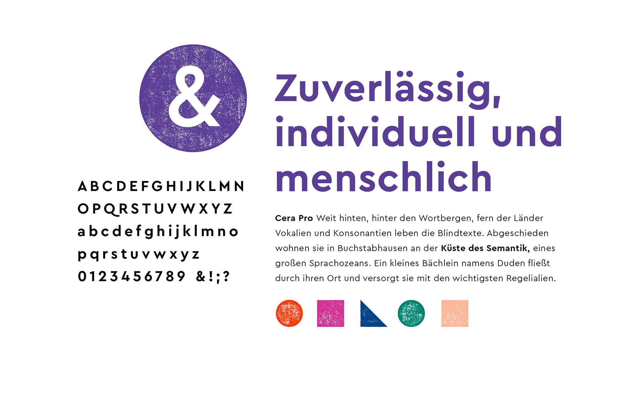 Typographie für die Rheinische Gesellschaft für Diakonie
